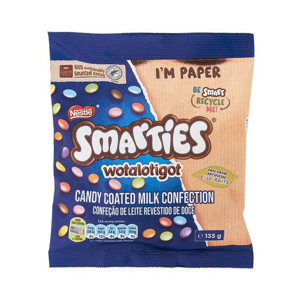 Nestle Smarties Minis Bag - 6 x 135g