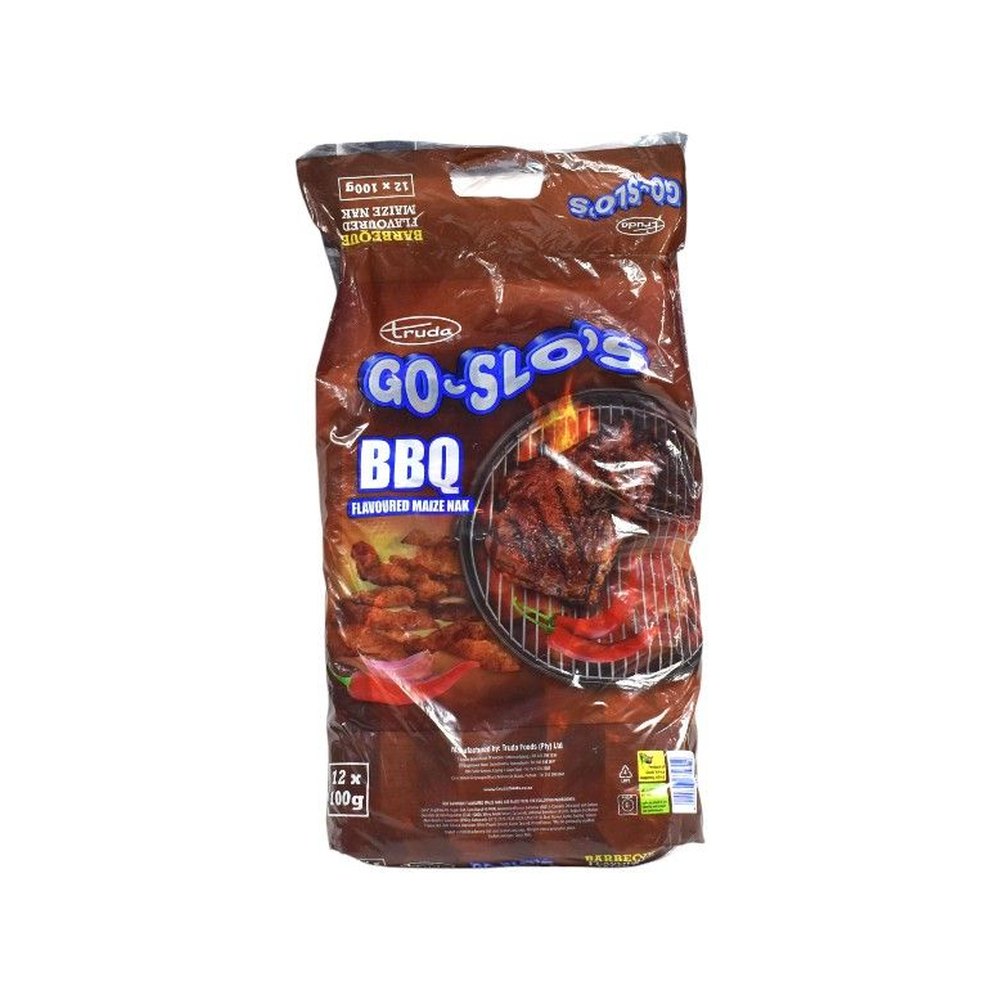 Truda Go Slos Barbecue Maize Naks - 12 x 100g