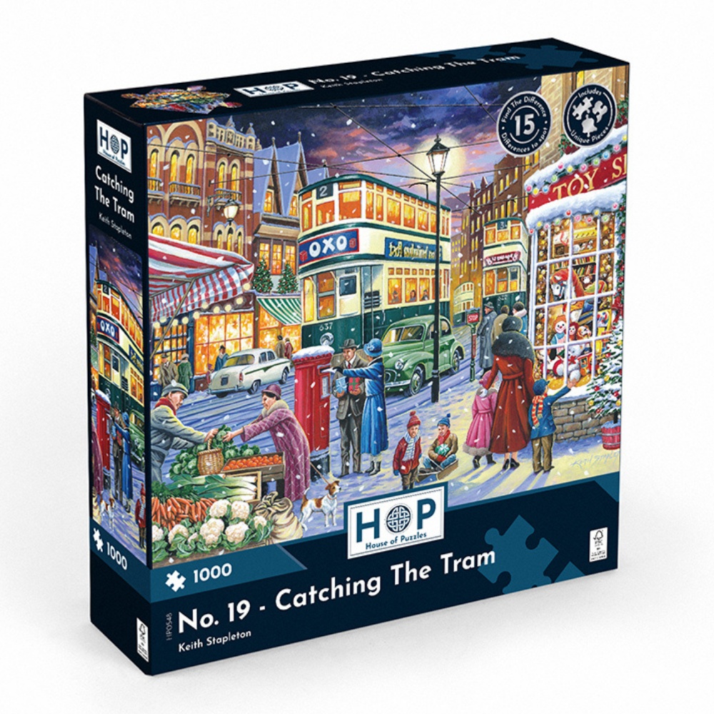 No.19 - Catching The Tram - 1000 Piece Jigsaw Puzzle