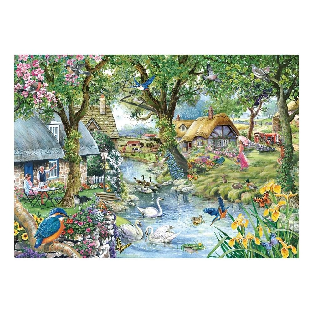 Kingfisher Cottage - 1000 Piece Jigsaw Puzzle