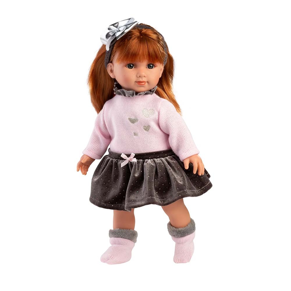 Baby Girl Doll with Clothing & Accessories: Nicole - 35cm