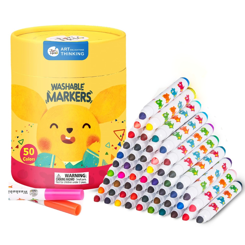 Washable Markers - Non-Toxic - 50 Colours