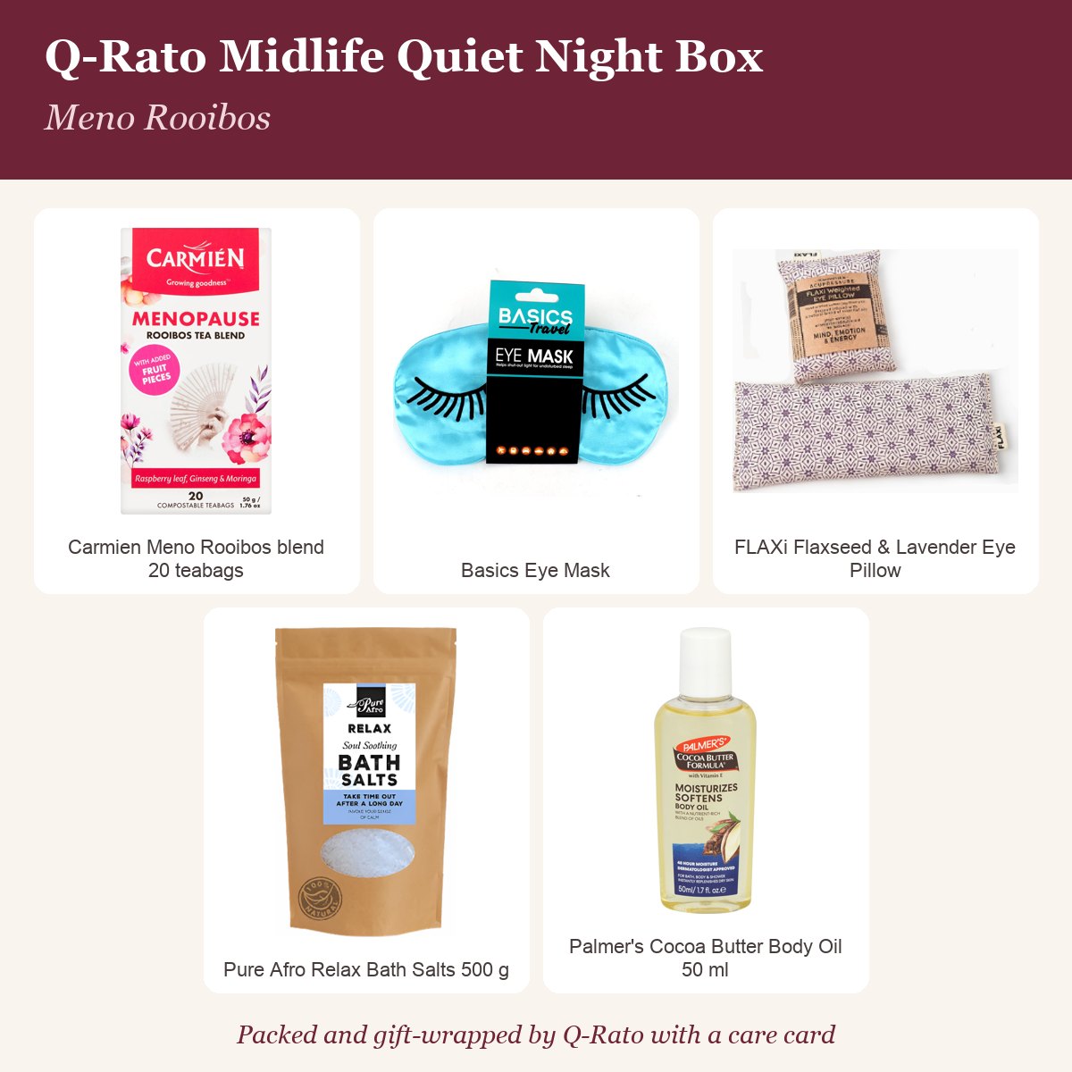 Q-Rato Midlife Quiet Night Box