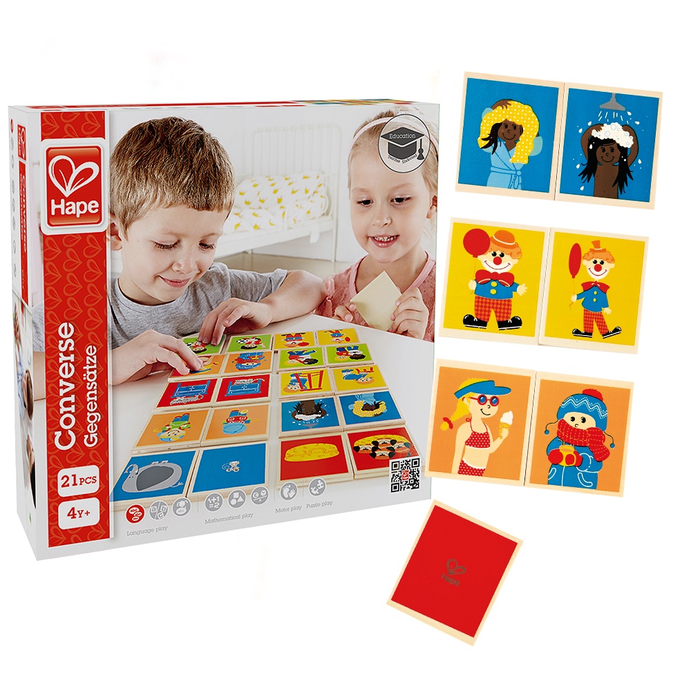 Hape - Home Education - Converse - 21pcs -**