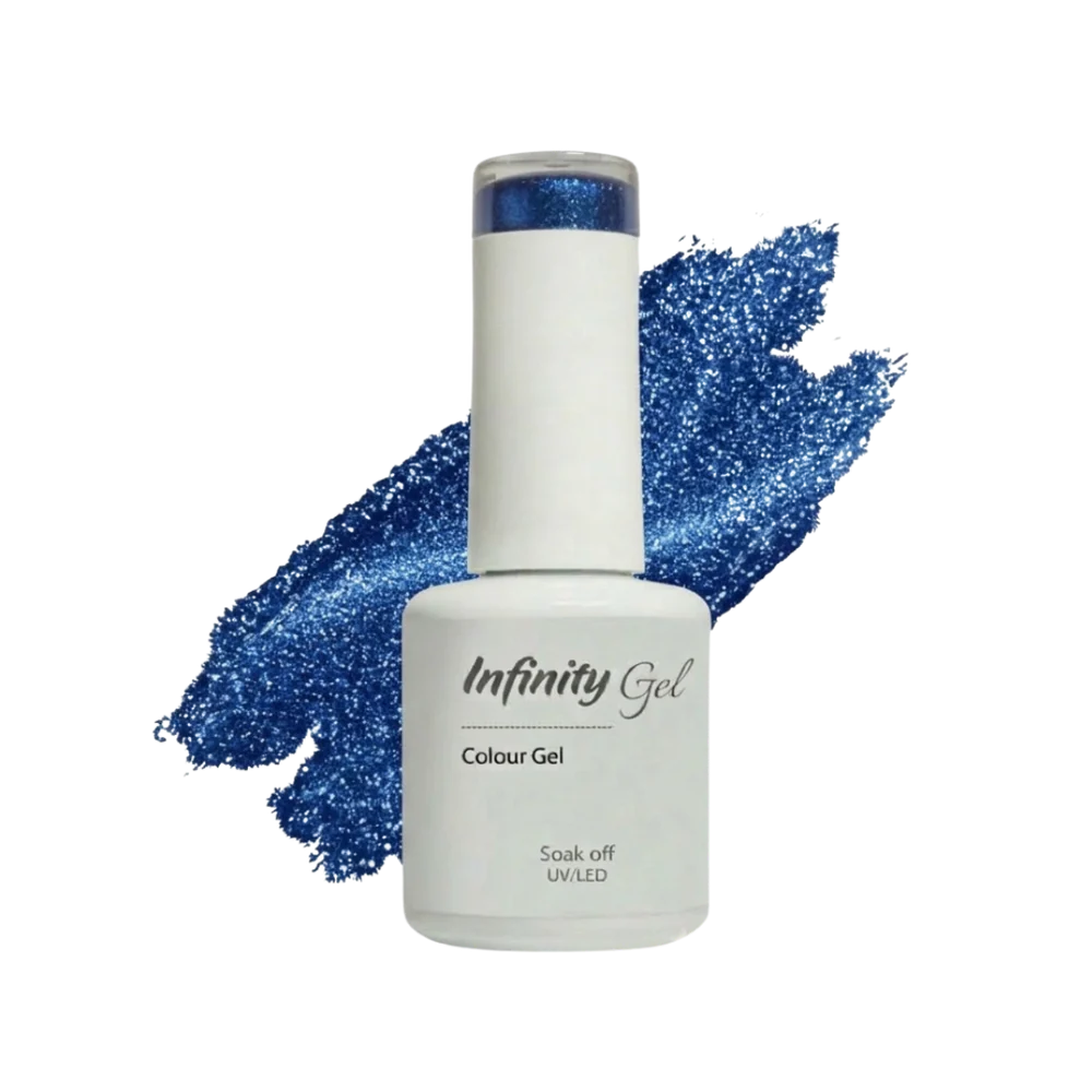 Infinity Gel Electric Blue Cat Eye Gel Polish - 6 x 8ml