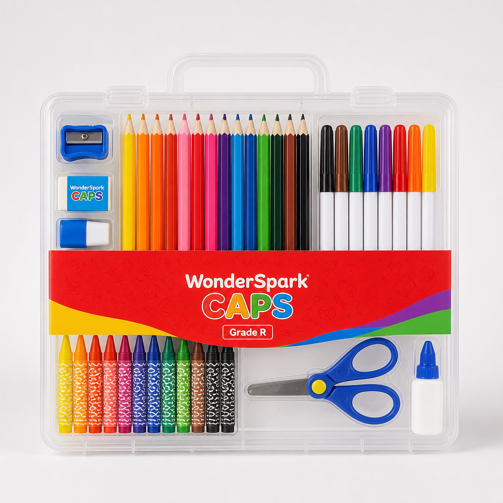 WonderSpark CAPS Stationery Kit – Grade R
