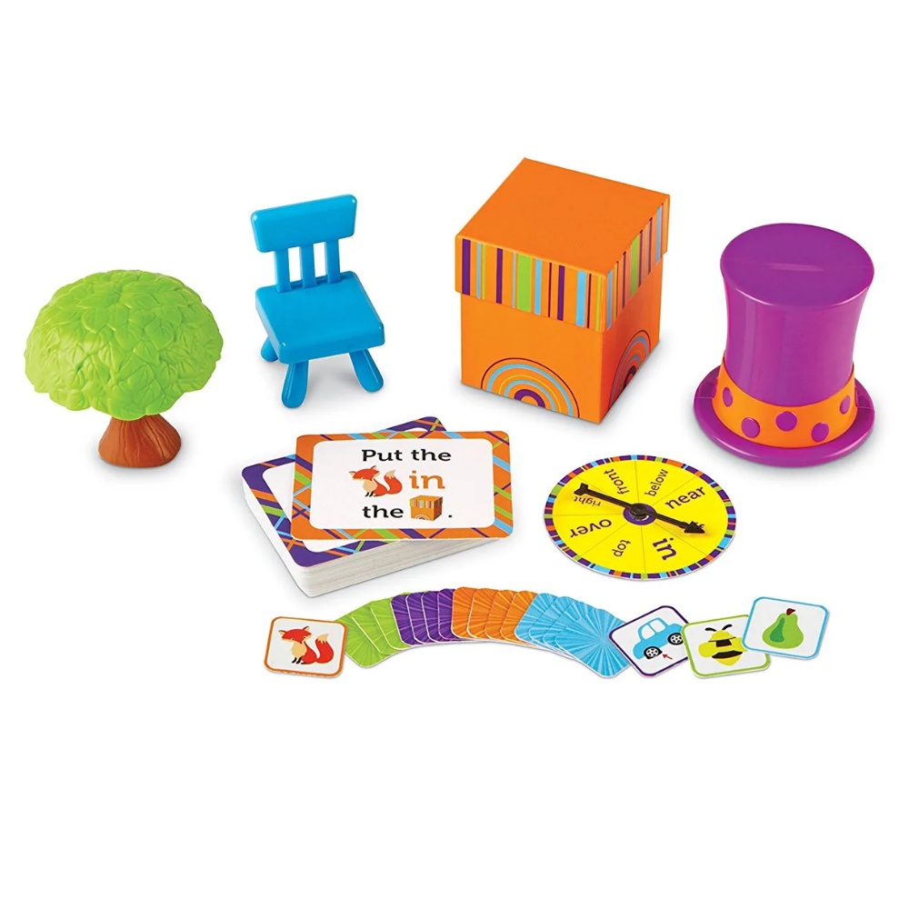 Fox in the Box Positional Words Activity Set