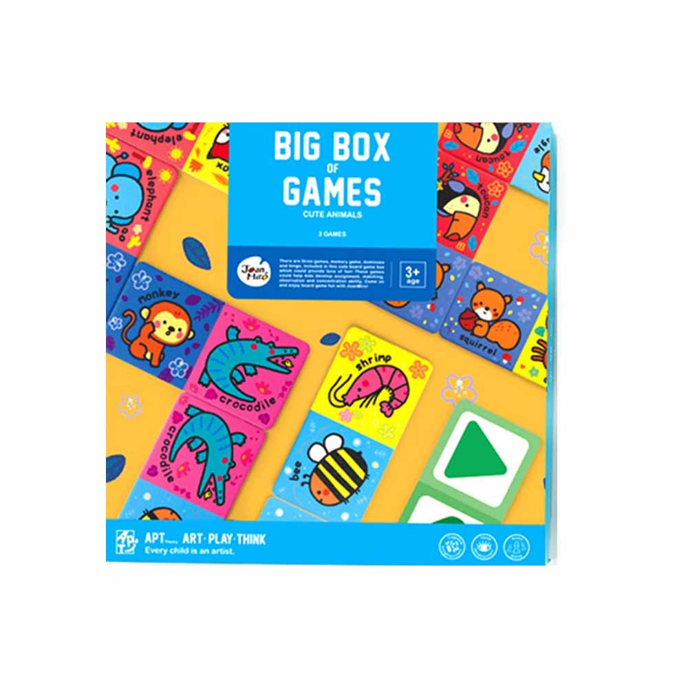 My First Educational Game Set - 3-in-1 Memory, Dominoes & Bingo