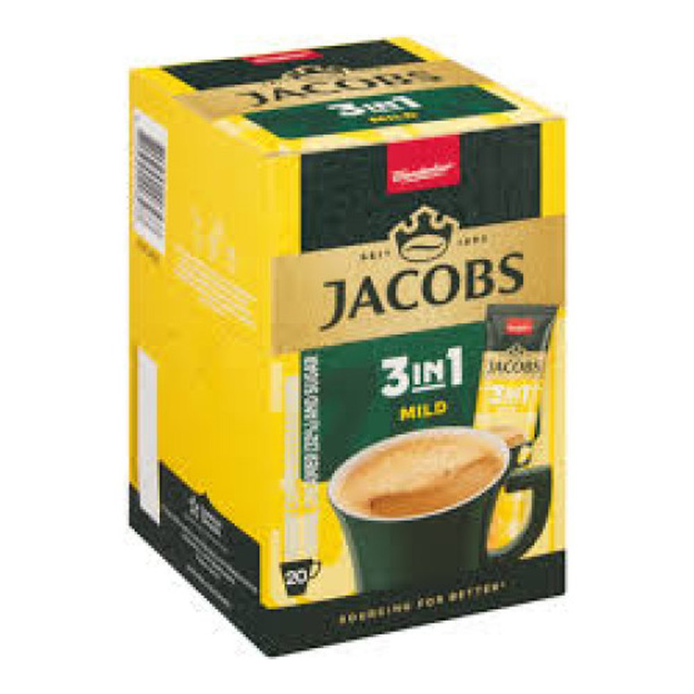 Jacobs Three-in-One Coffee - 20 Sachets