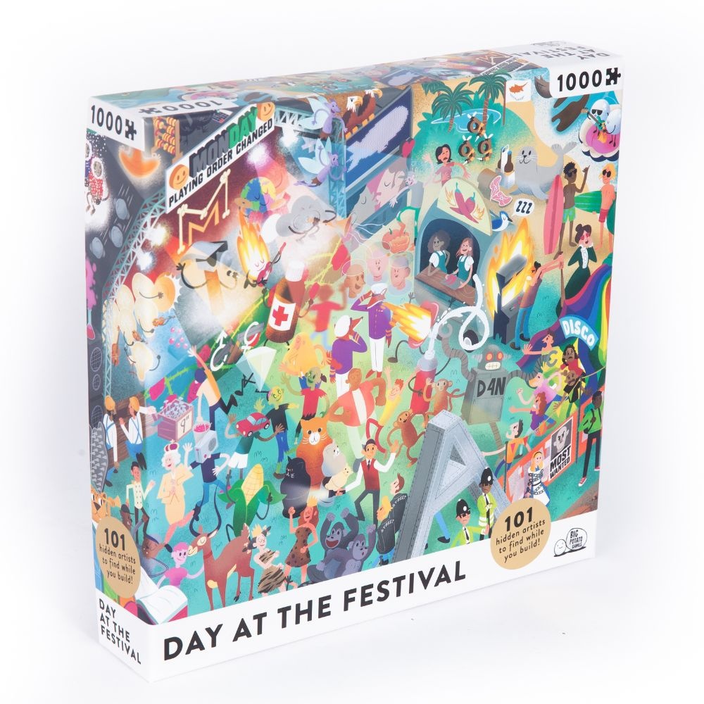 Day at the Festival - 101 Music-based Riddles - Jigsaw Puzzle - 1000pcs