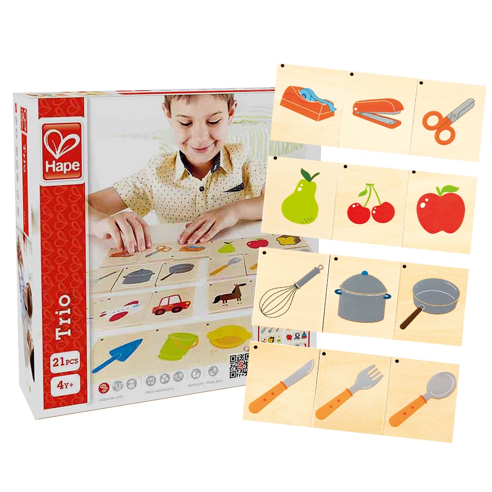 Hape - Home Education - Trio - 21pcs -**