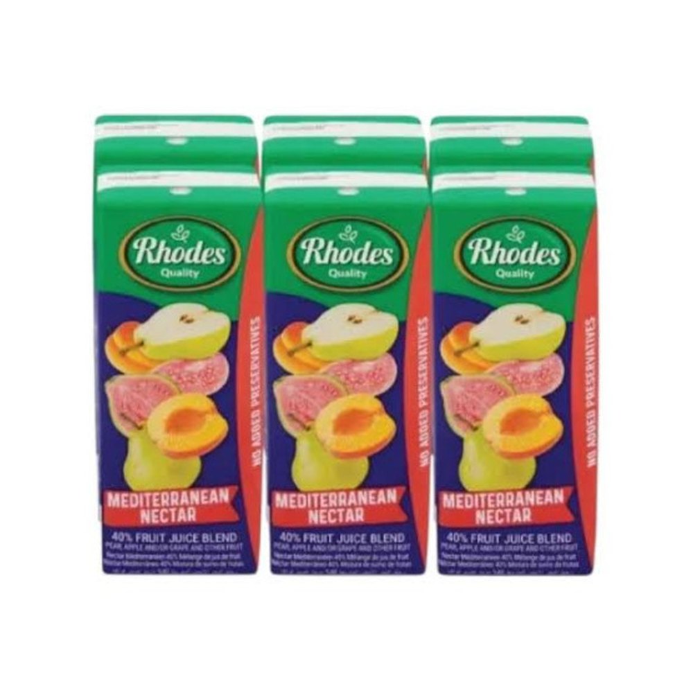 Rhodes Mediterranean Fruit Nectar - 24 x 200ml