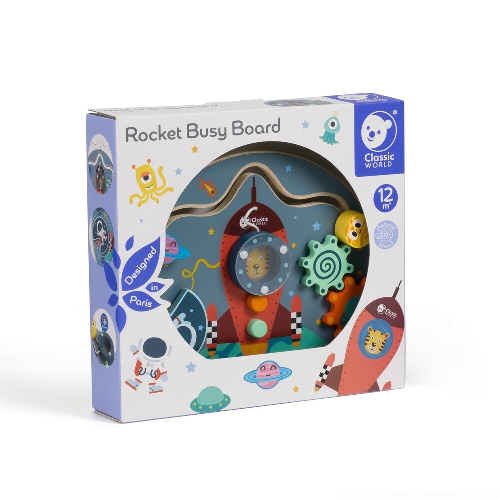 Rocket Busy Board Play Set