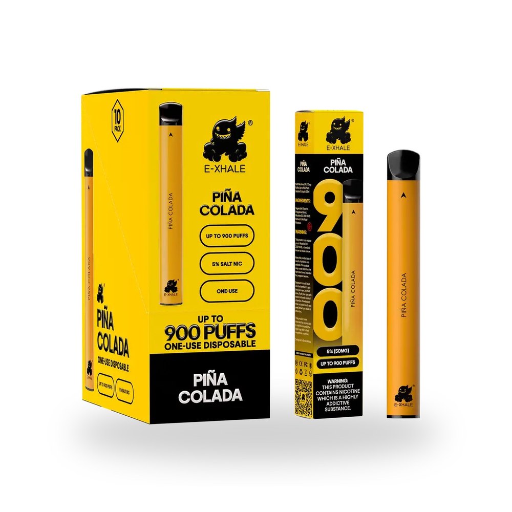 E-XHALE 900 Disposable Vape 5% - 10 Devices