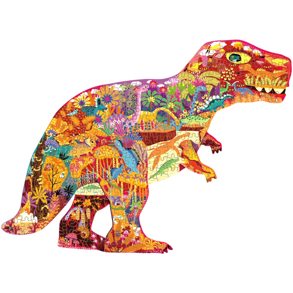 Dinosaur Shaped Kids Jigsaw Puzzle - 280pcs