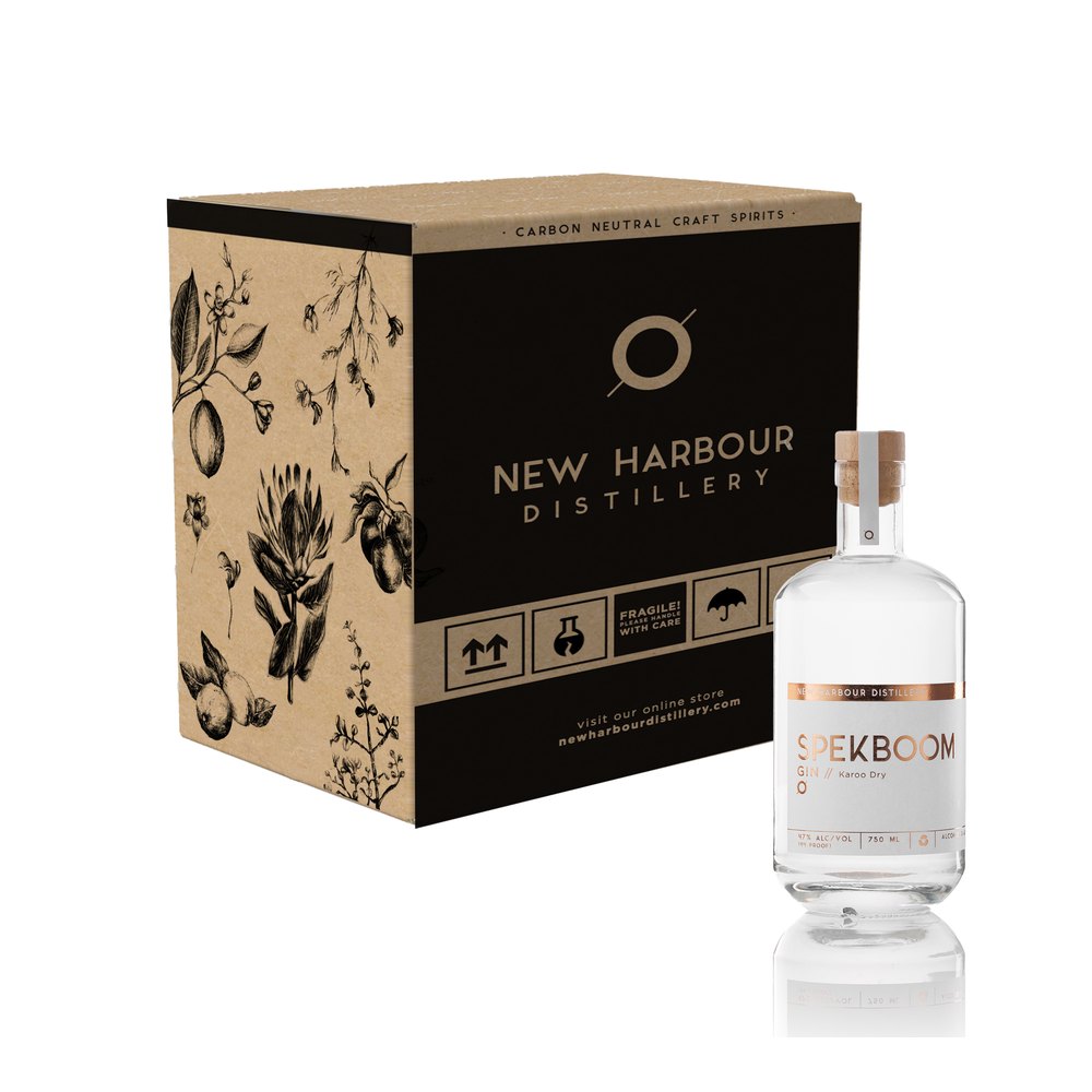 New Harbour Spekboom Gin — 6 × 750ml