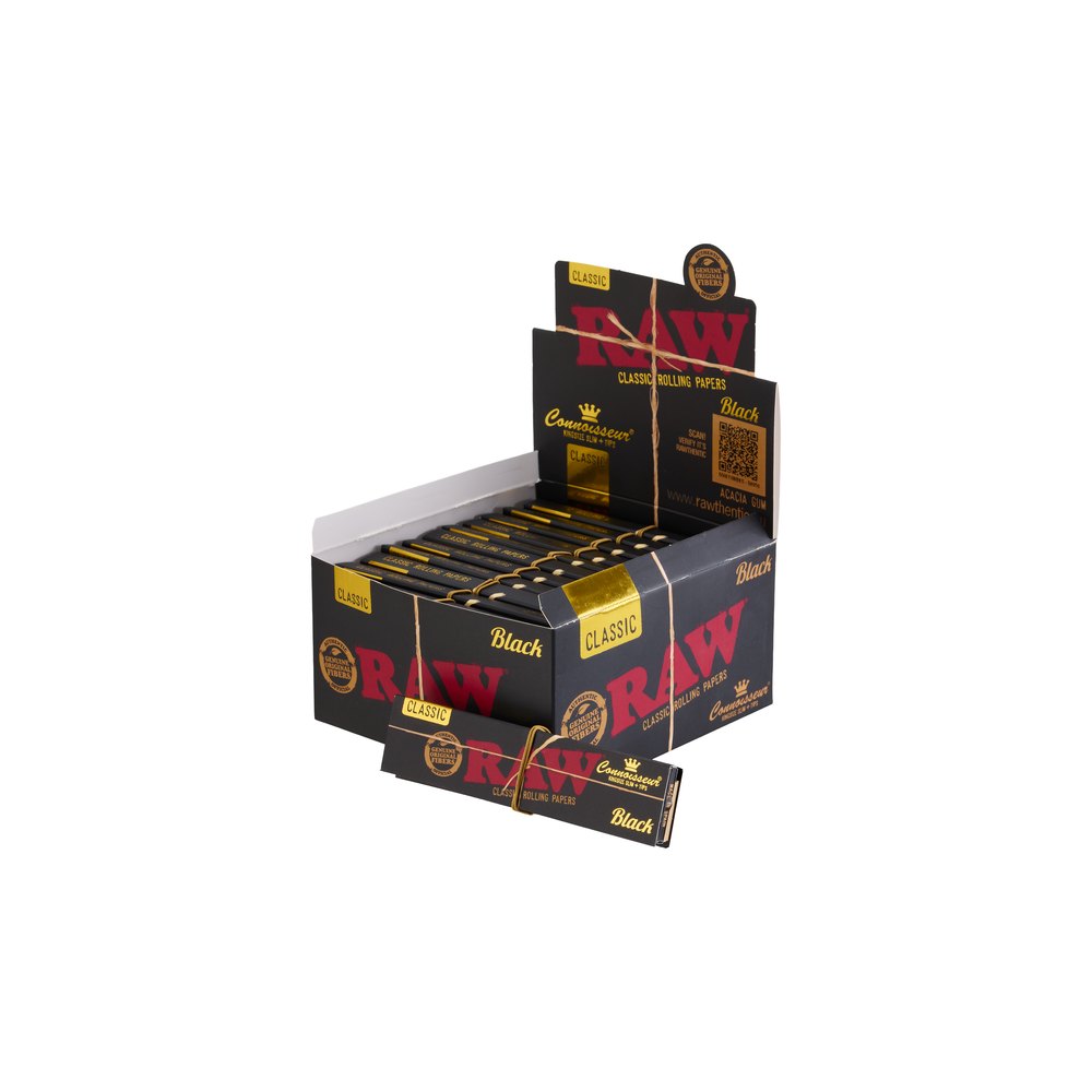 RAW Classic Black King Size (With Tips)