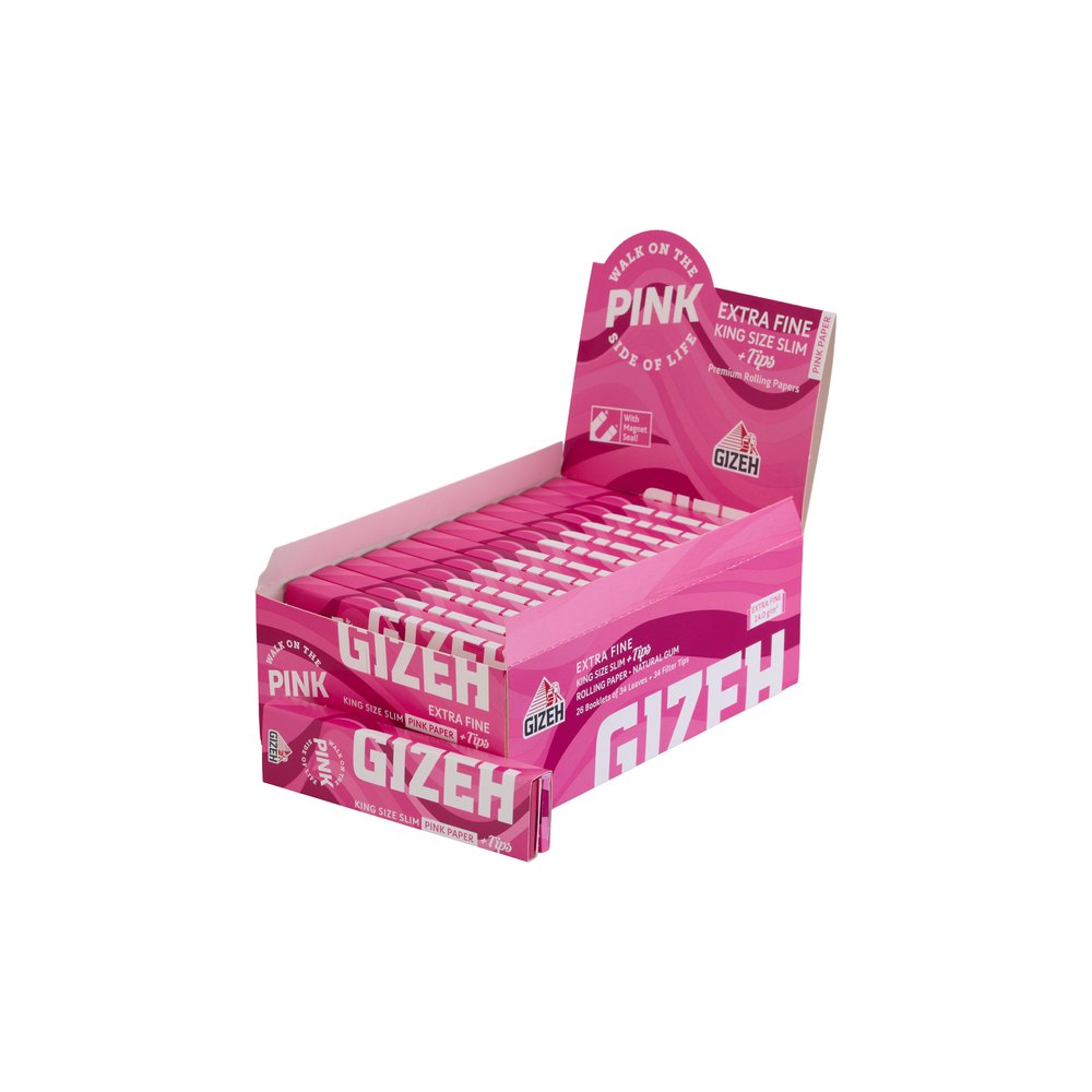 GIZEH King Size Slim + Tips
