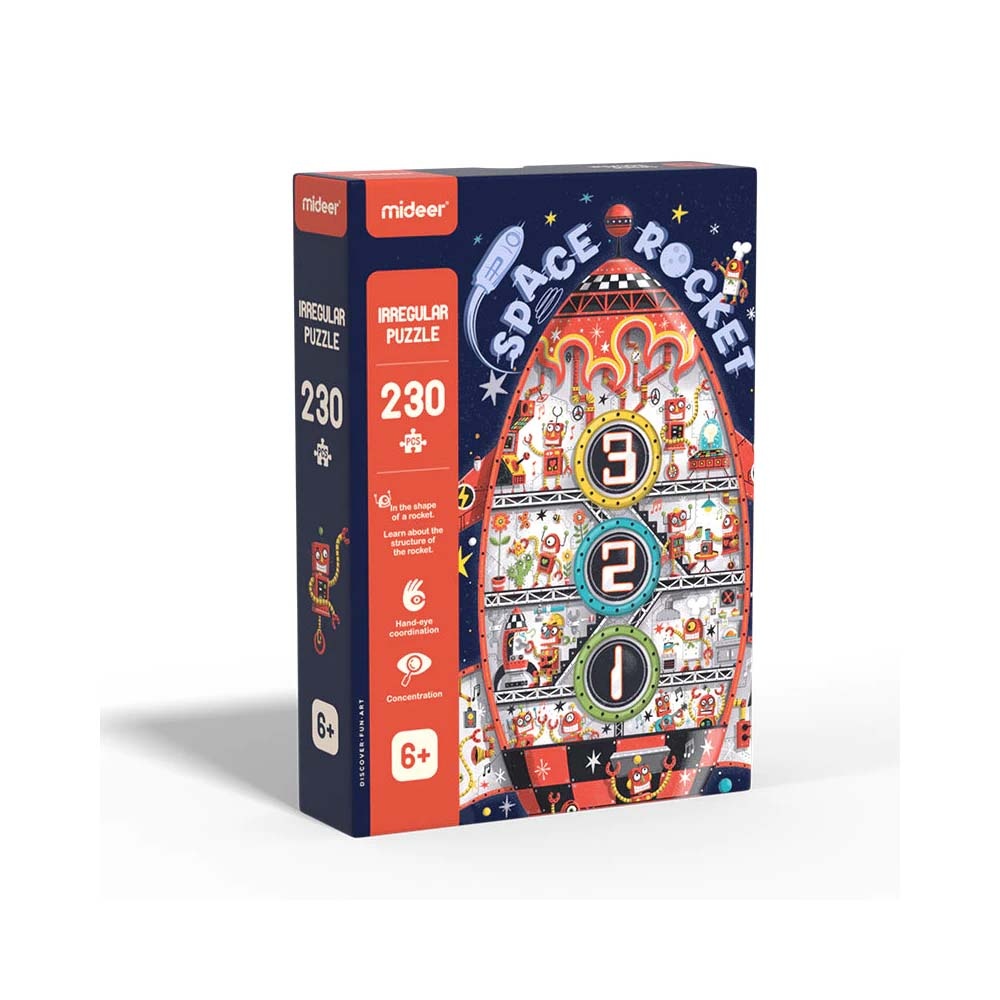 Irregular Puzzle Space Rocket