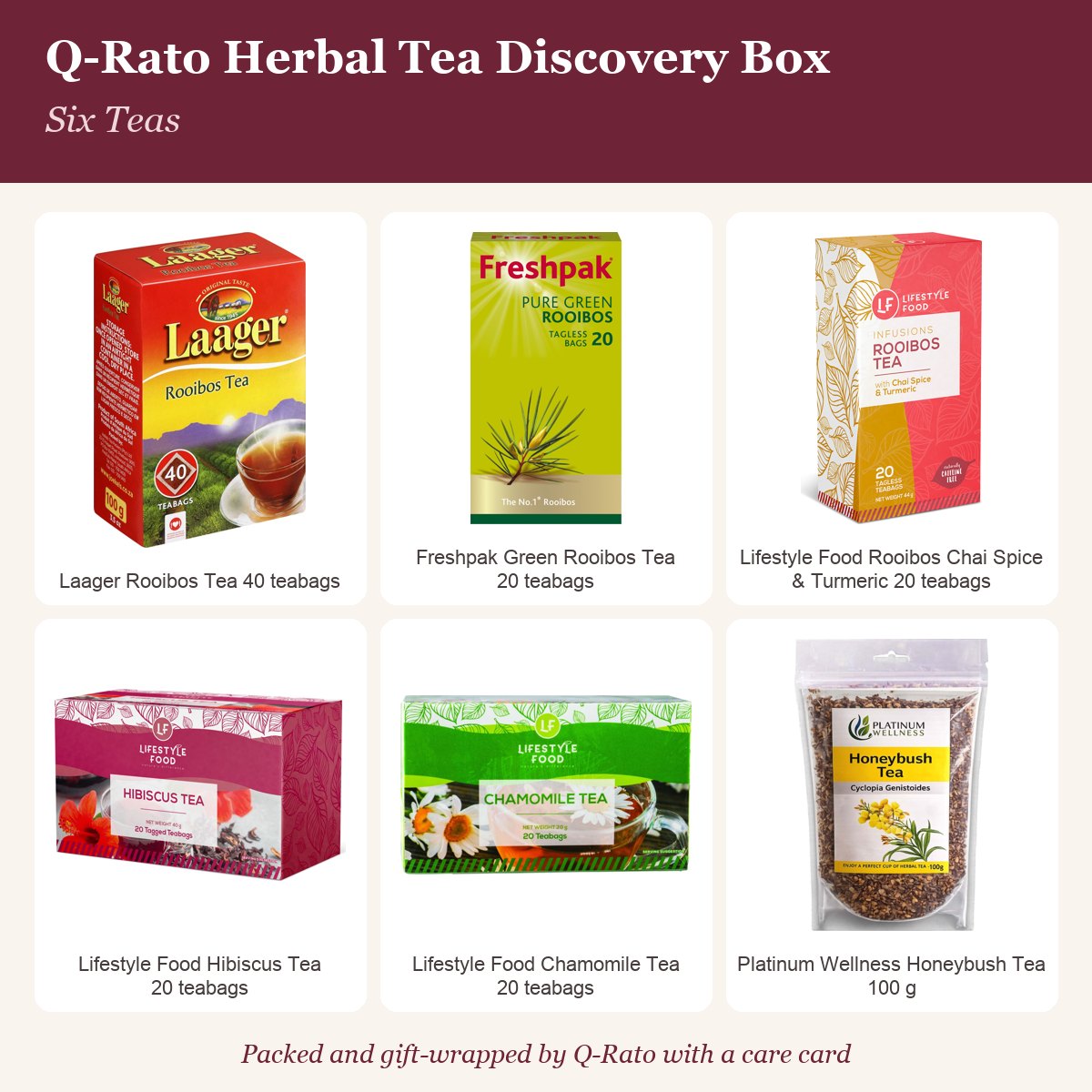 Q-Rato Herbal Tea Discovery Box