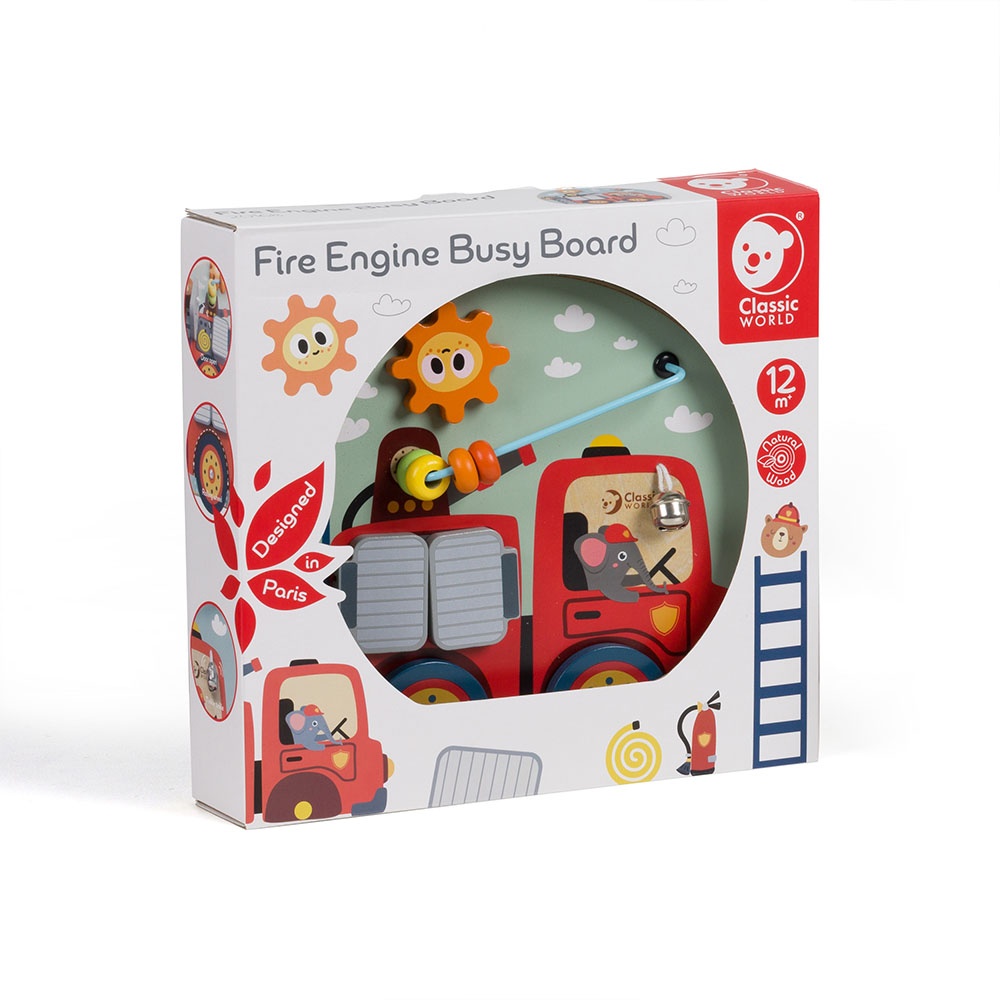 Fire Engine Busy Board Play Set