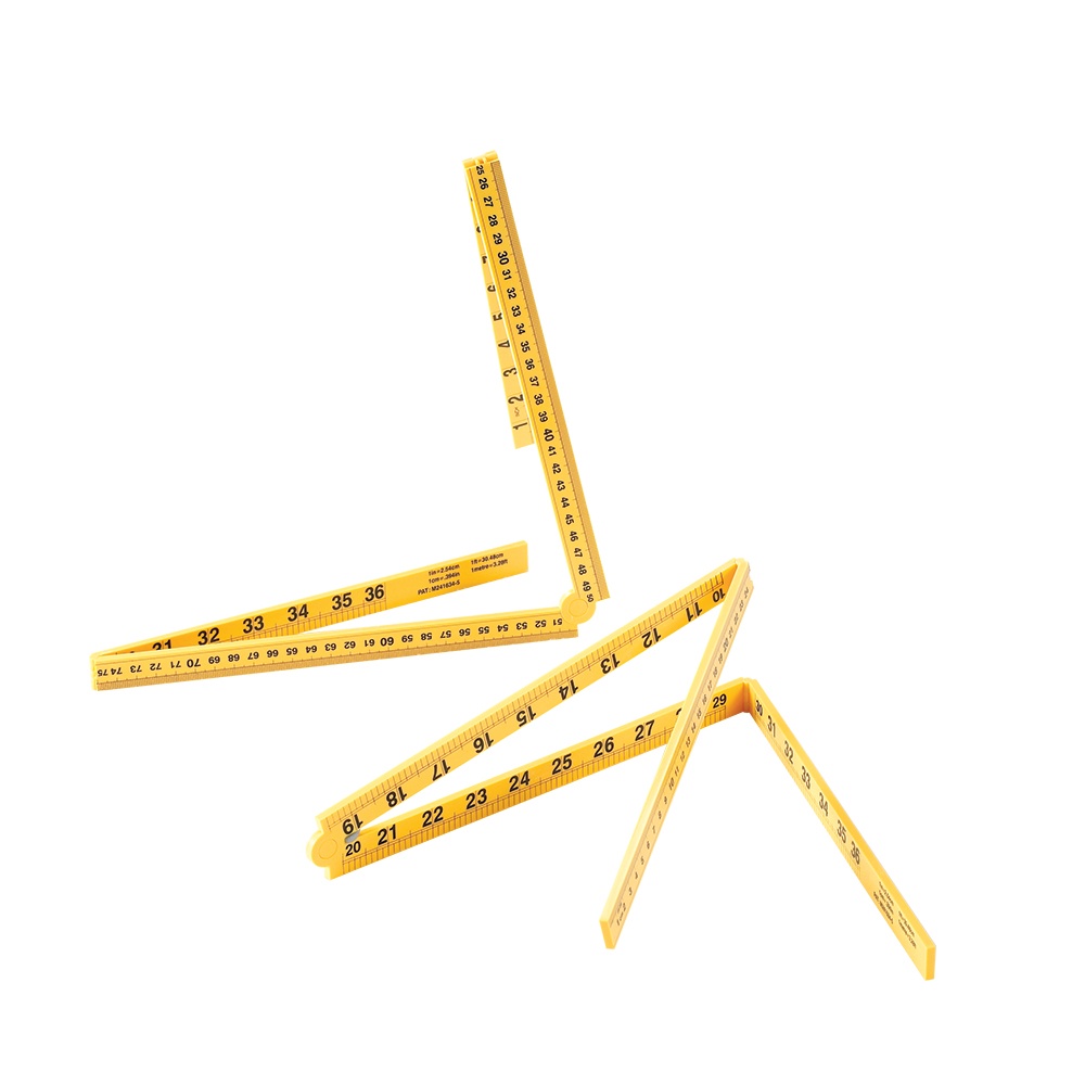 Folding Metre Stick - 5pcs