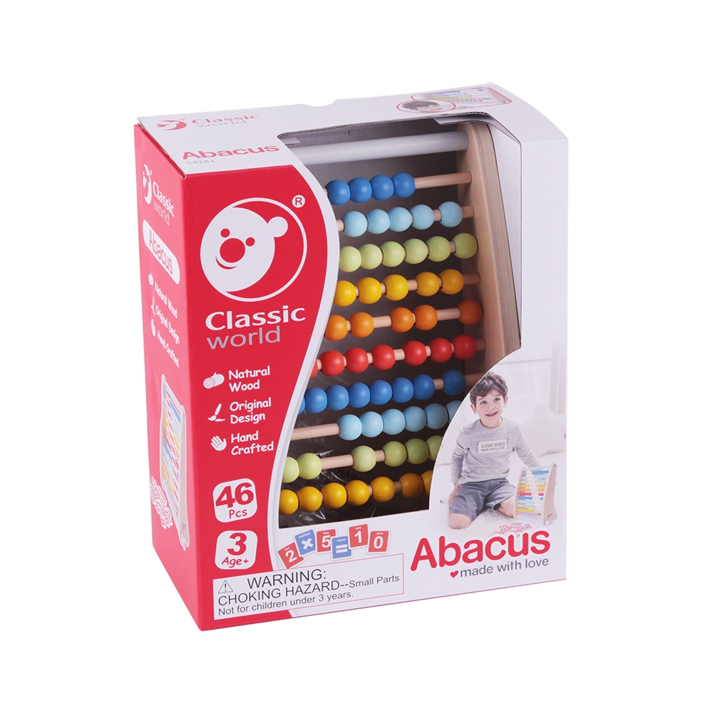 Classic World - Wooden 100 Bead Abacus