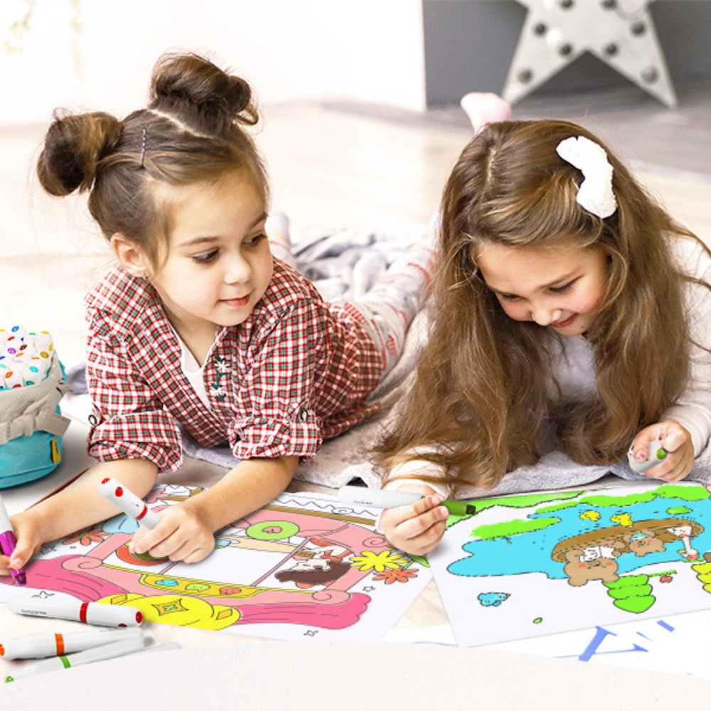 Jar Meló - Twistable Washable Silky Crayons in Carry Bag - 24 Colours