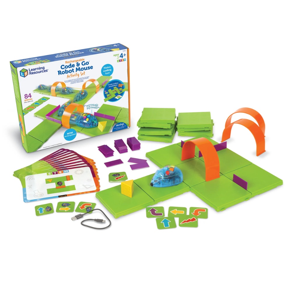 Code & Go Mouse Activity Set - Rechargeable - 84 Pieces