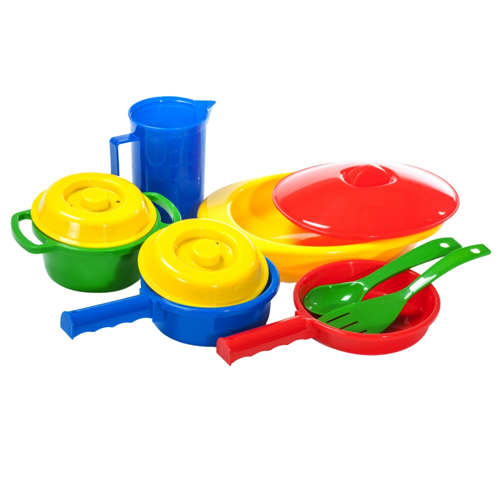 Pretend & Play Kitchen Set - 10pcs