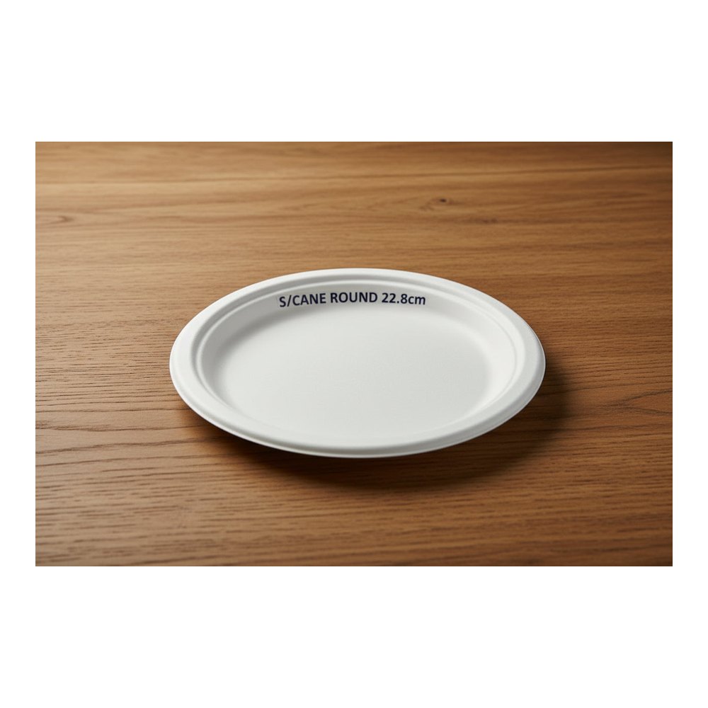 SUGAR CANE PLATE 22.8cm (10) — 10 packs