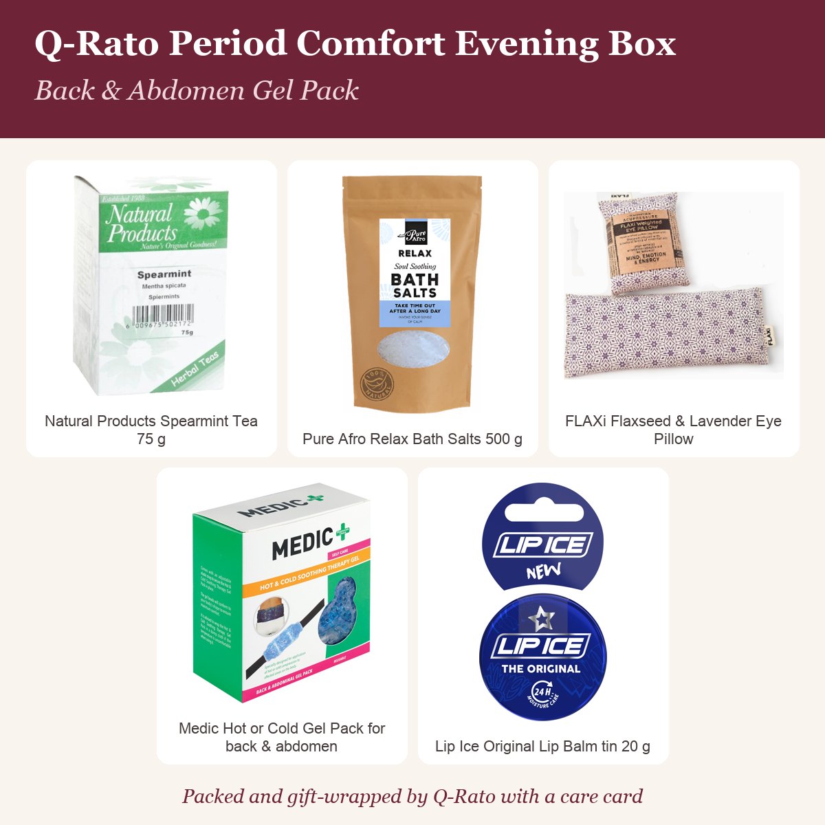 Q-Rato Period Comfort Evening Box