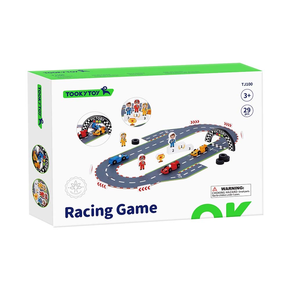 Pretend Play Formula 1 Car Racing Toy Set