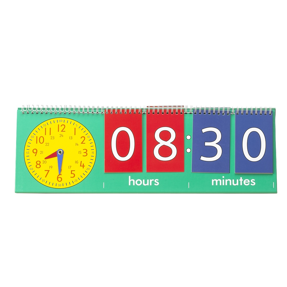 Flip Chart - Tell Time - Demo - 1pcs