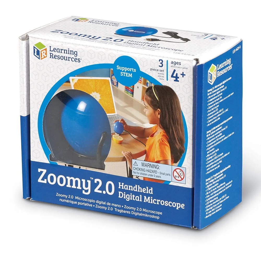 Learning Resources - Zoomy™ 2.0 Handheld Digital Microscope - Blue