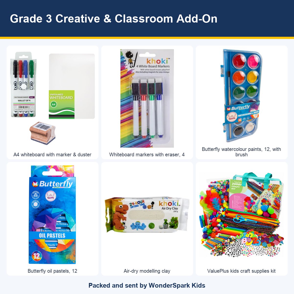 WonderSpark Kids Grade 3 Creative & Classroom Add-On