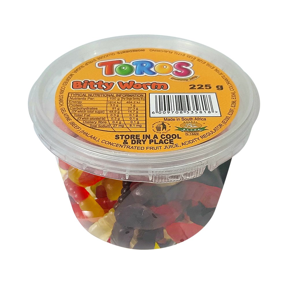 Toros Tub Gummy Jelly 225g — 12 units