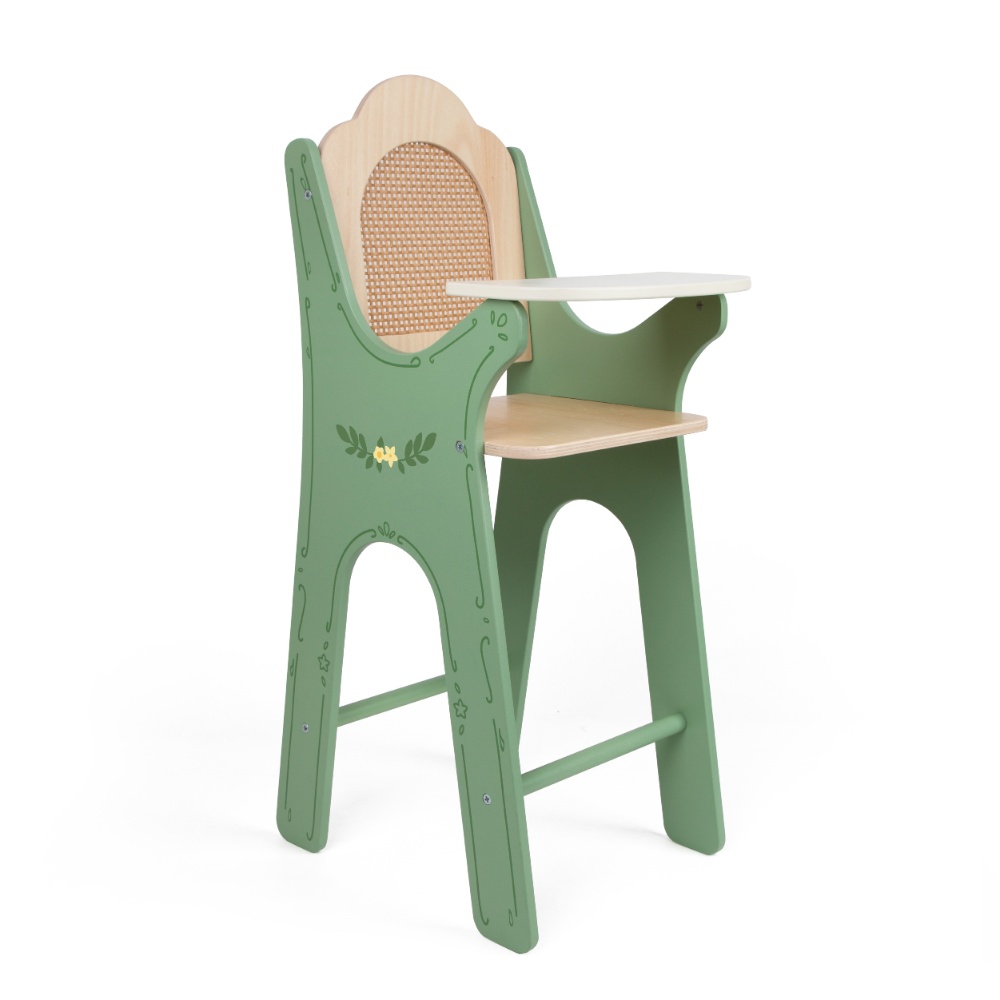 Pretend & Play - Vintage Wooden Doll High Chair