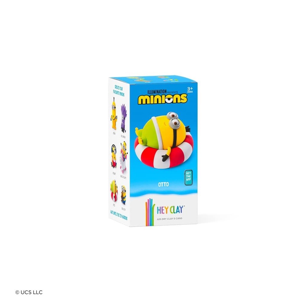 Modelling Air-Dry Clay with Fun Interactive App - Otto, Series Minions, 5 cans