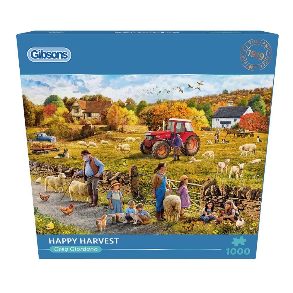 Gibsons - Happy Harvest - 1000 Piece Jigsaw Puzzle
