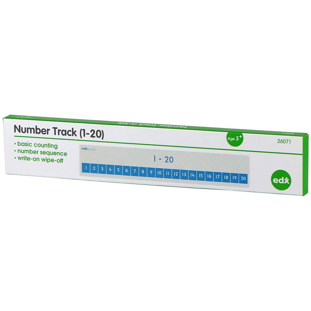 Number Lines - Write & Wipe - 1-20 - Student - 15pcs