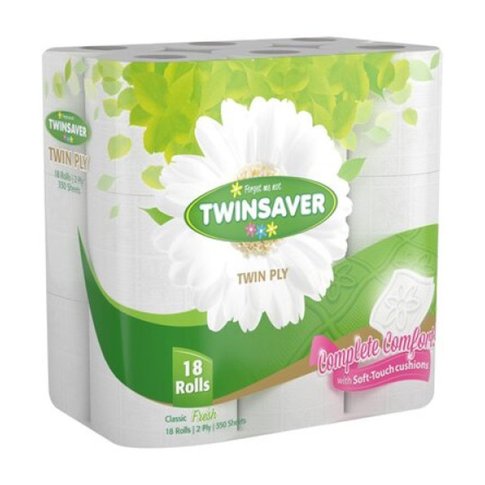 Twinsaver Toilet Paper 18'S 2Ply 35