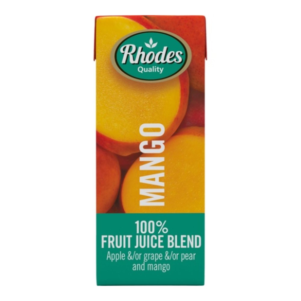 Rhodes Mango Fruit Juice Blend - 24 x 200ml