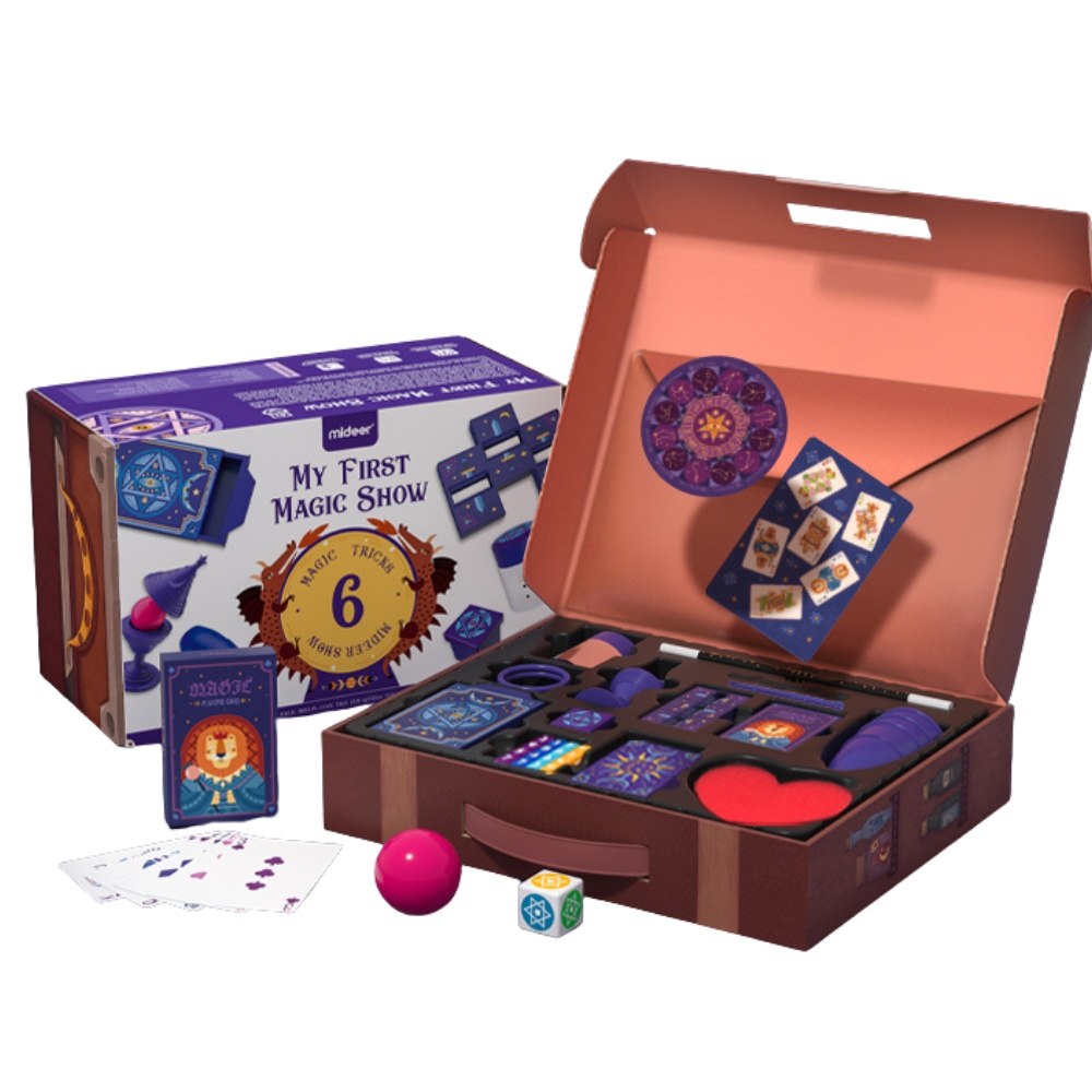 My First Magic Show Kit - 6-in-1 Magic Trick Set for Kids