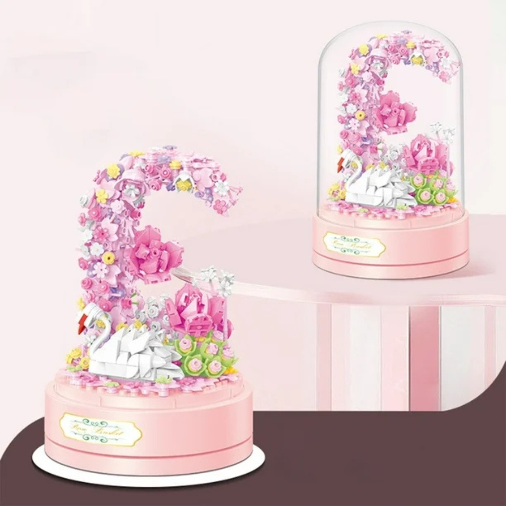 Cogo - Building Block Set - Flower Dome - 566 Pieces