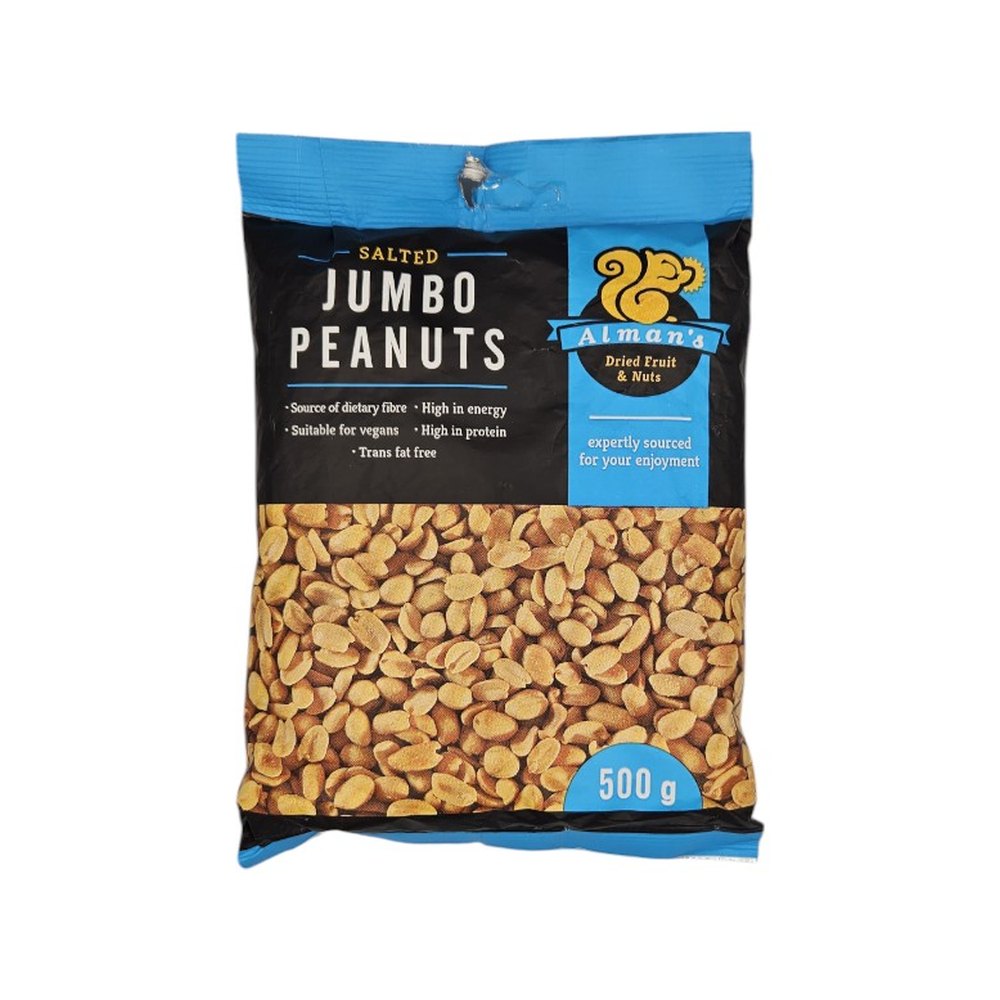 Almans 500g Peanuts Jumbo (1X500g) — 12 units
