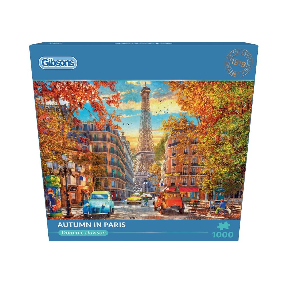 Gibsons - Autumn in Paris - 1000 Piece Jigsaw Puzzle