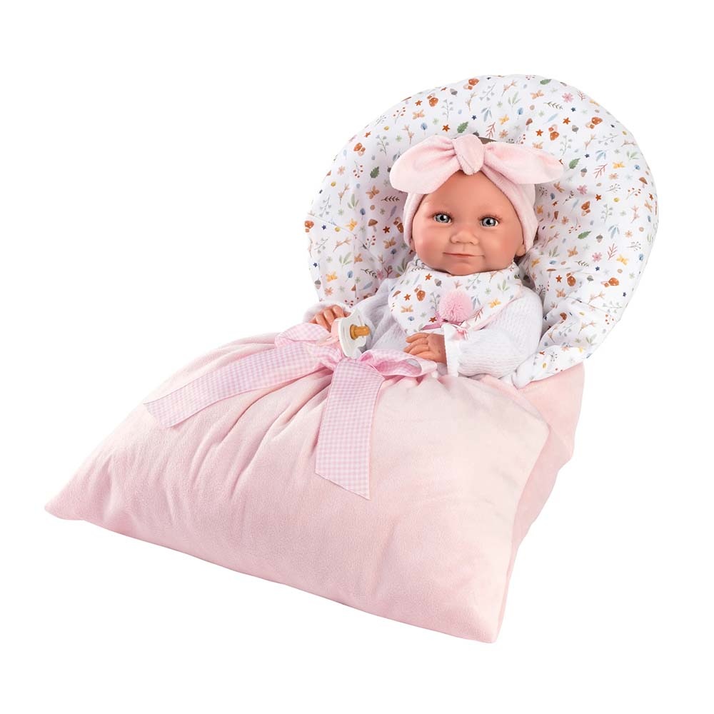 Anatomically Correct Baby Girl Doll with Clothing & Accessories: Tina - 40cm
