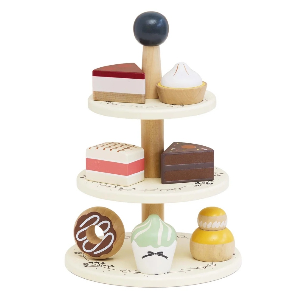 Three Tier Cake Stand - 8pcs