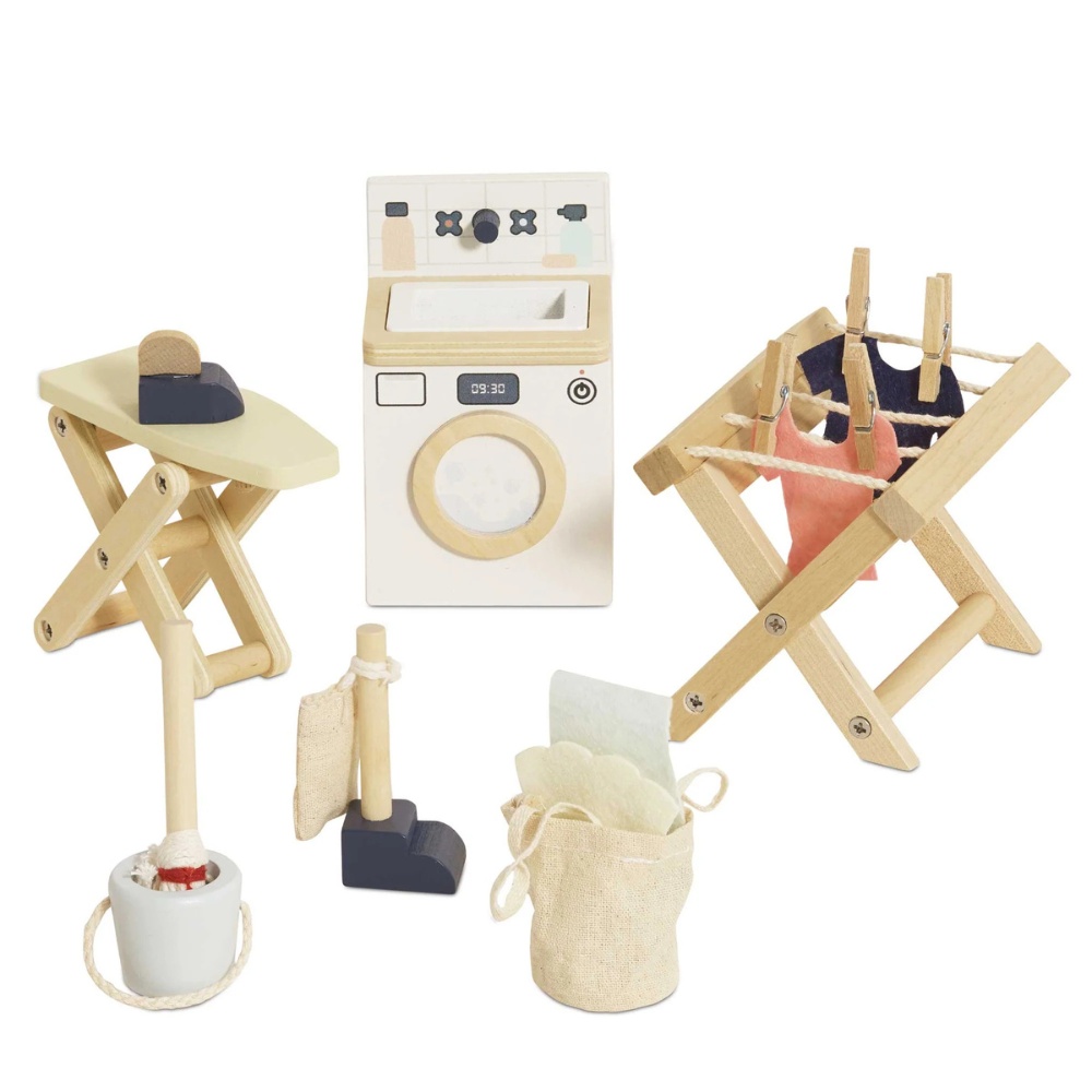 Dolls House Furniture: Laundry Room - 16pcs